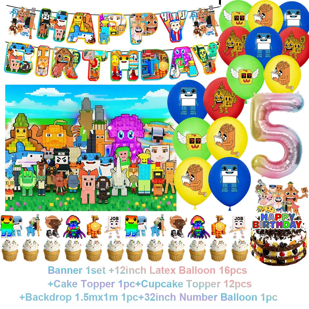 Steal A Brainrot Fødselsdagsdekoration