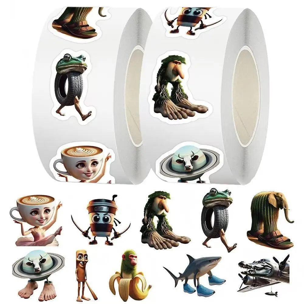 Brainrot Klistermærker Rulle