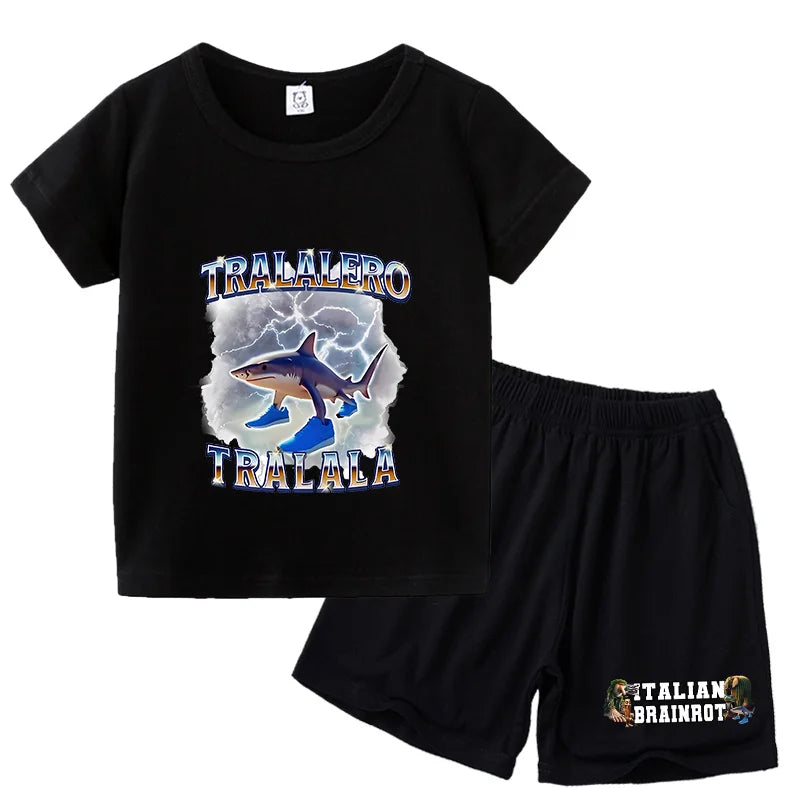 Italien brianrot shorts og t-shirts