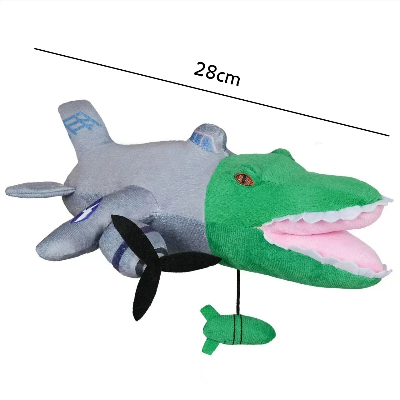 Brainrot Bamse – Blød Krammebamse til Børn