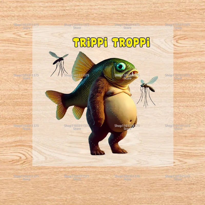 Brainrot Iron-On Patches