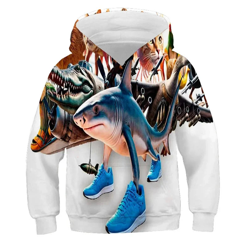 Brainrot Hoodie Børn –  Hættetrøje