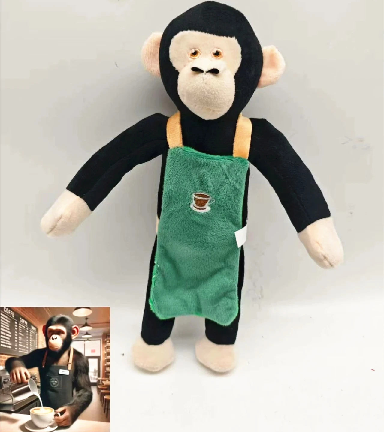 Brainrot Bamse – Blød Krammebamse til Børn