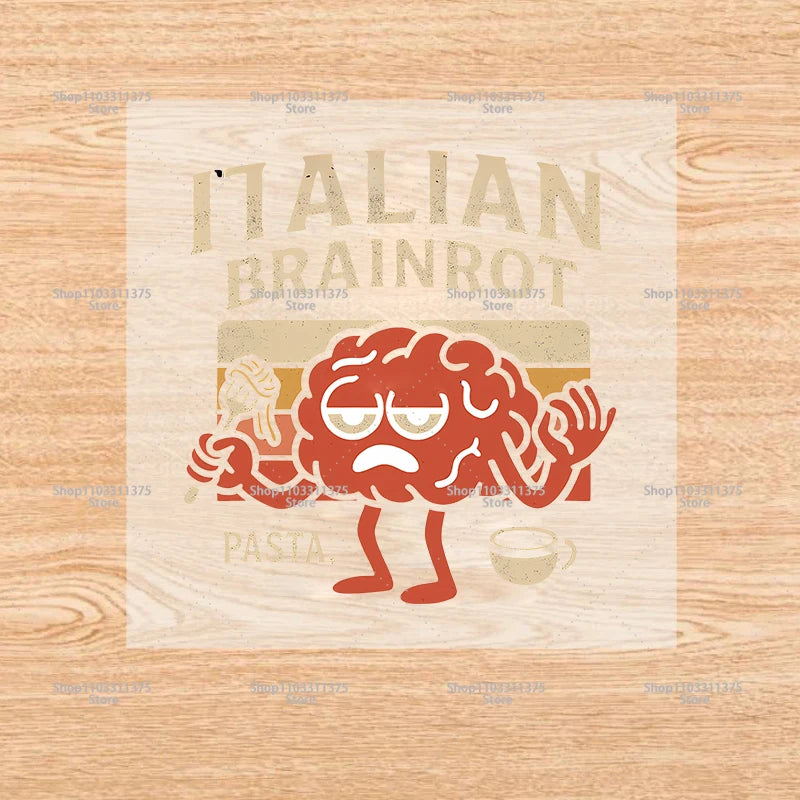 Brainrot Iron-On Patches