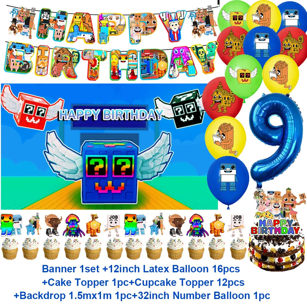 Steal A Brainrot Fødselsdagsdekoration