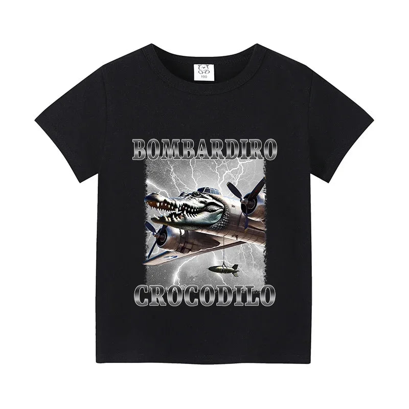 Brainrot T-shirt Børn – Alle de Sjove Karakterer