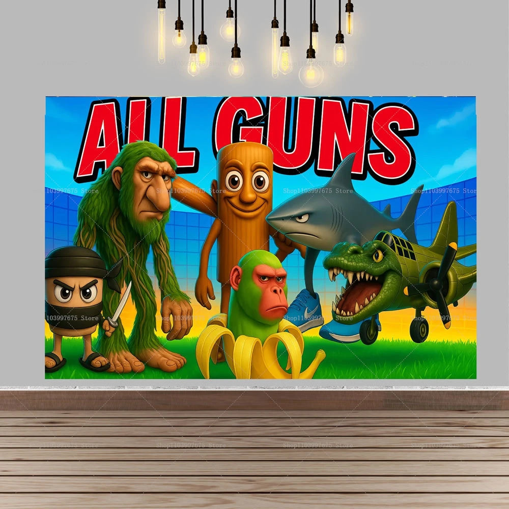 Brainrot Fødselsdagsbaggrund