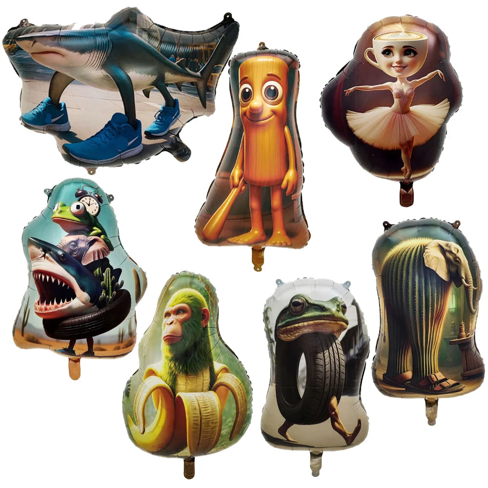 Tralalero Tralala Brainrot Ballonsæt