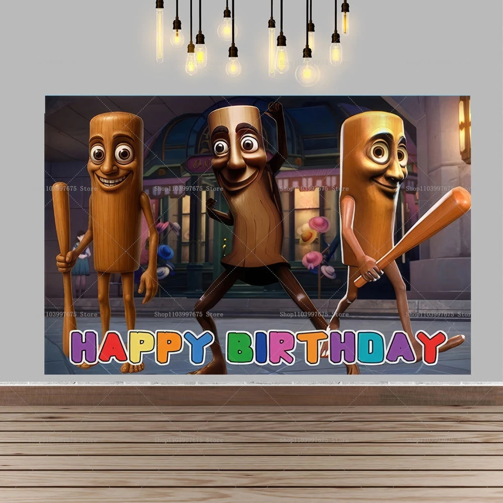 Brainrot Fødselsdagsbaggrund