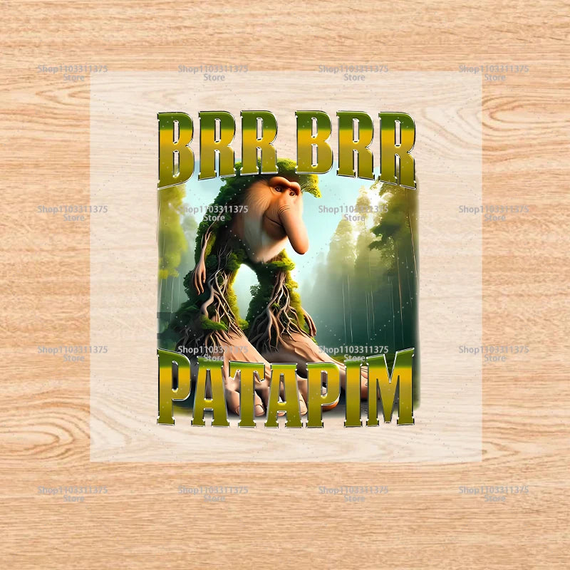 Brainrot Iron-On Patches