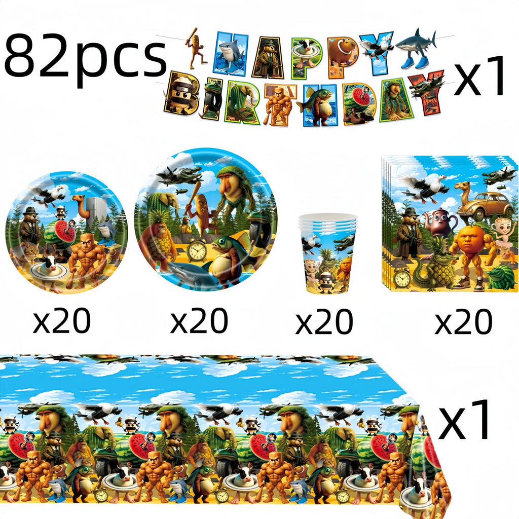 Brainrot Fødselsdagspynt