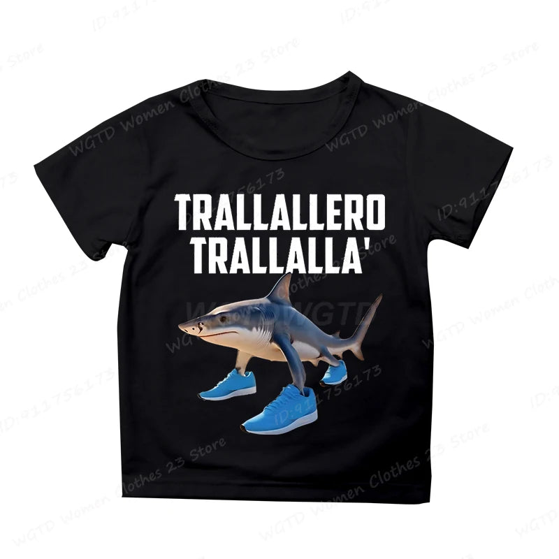 Cappuccino Assassino sort Børne-T-shirt