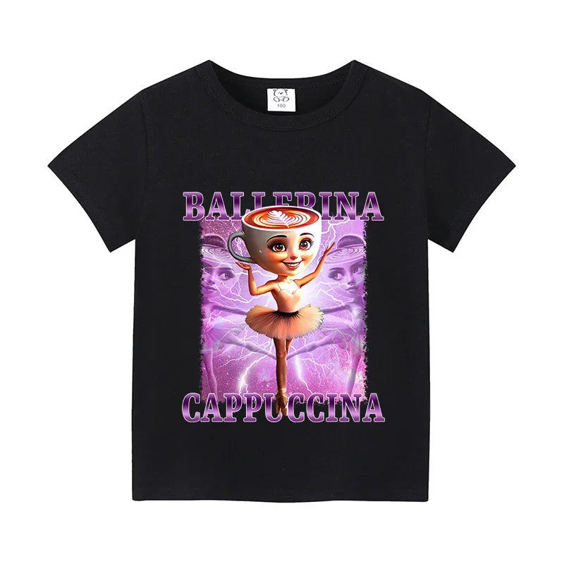 Brainrot T-shirt Børn – Alle de Sjove Karakterer