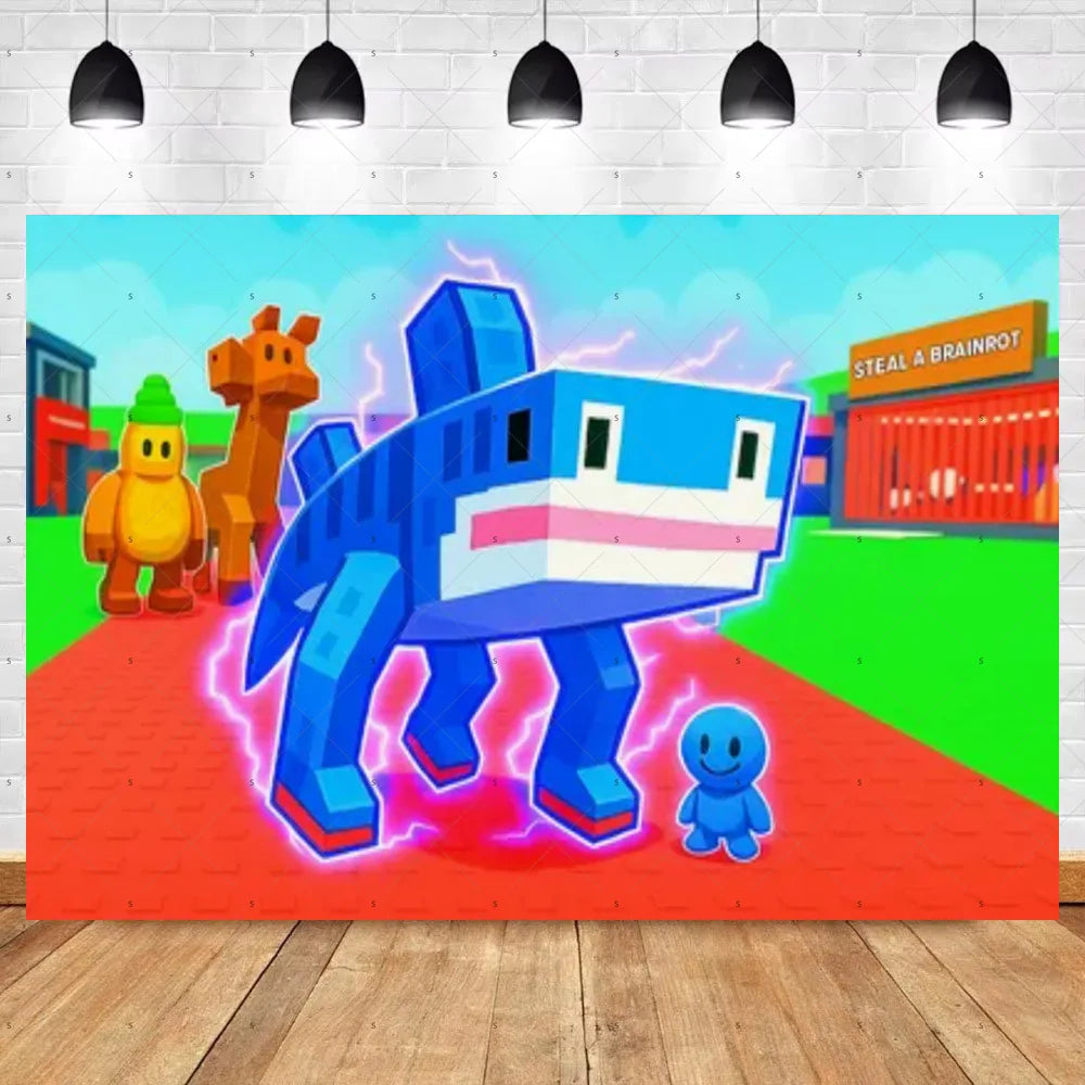 Steal A Brainrot Fødselsdagsdekoration