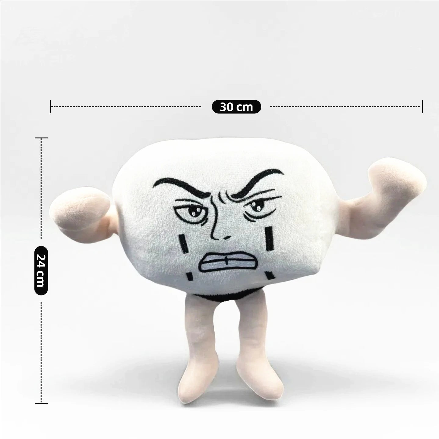 Brainrot Bamse – Blød Krammebamse til Børn