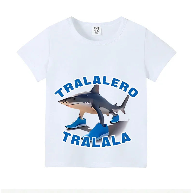 Brainrot T-shirt Børn – Alle de Sjove Karakterer