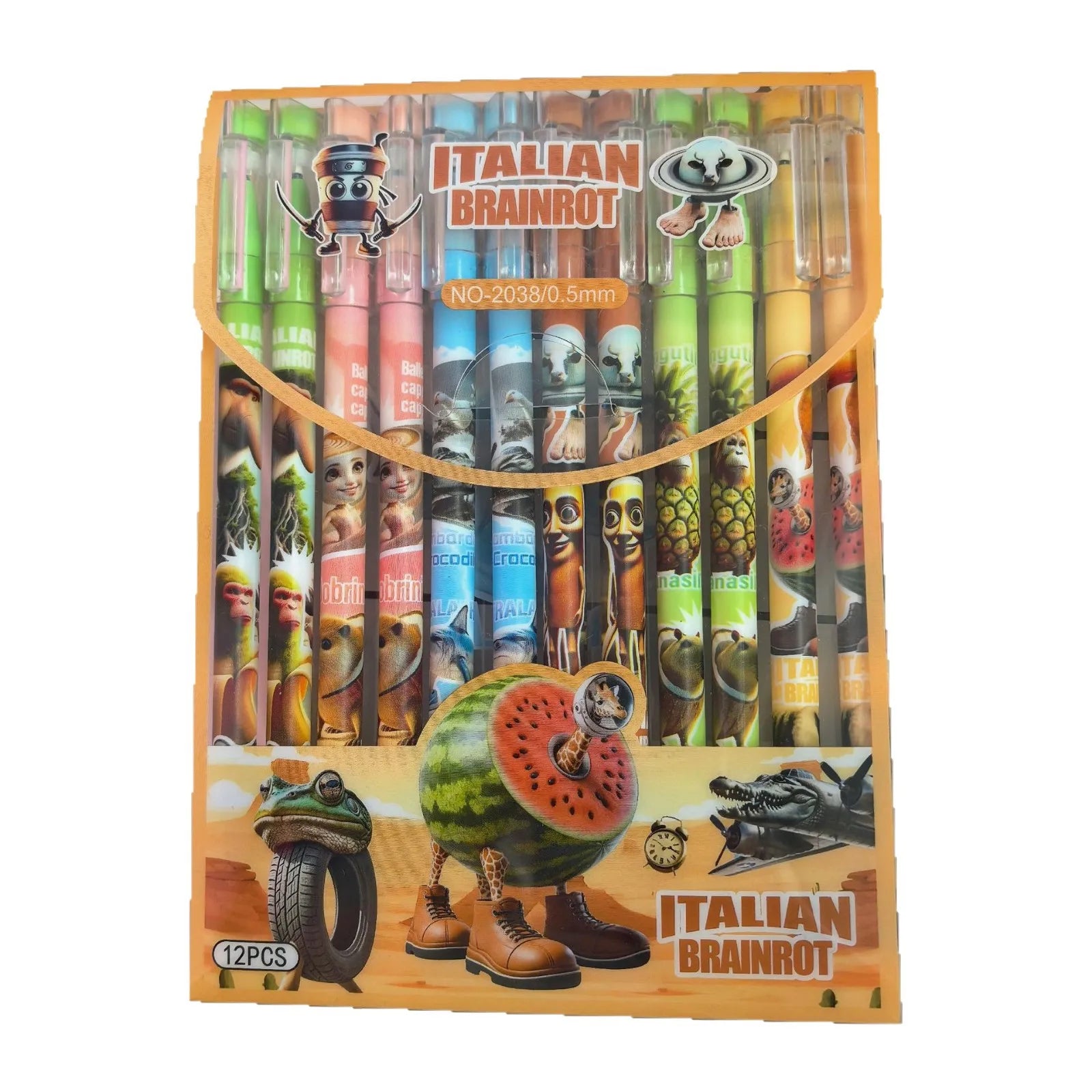 12 Brainrot Kuglepen