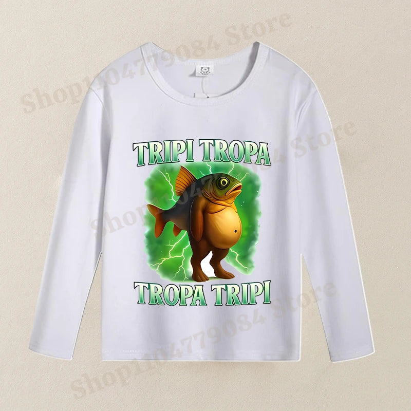 Brainrot Langærmet T-shirt