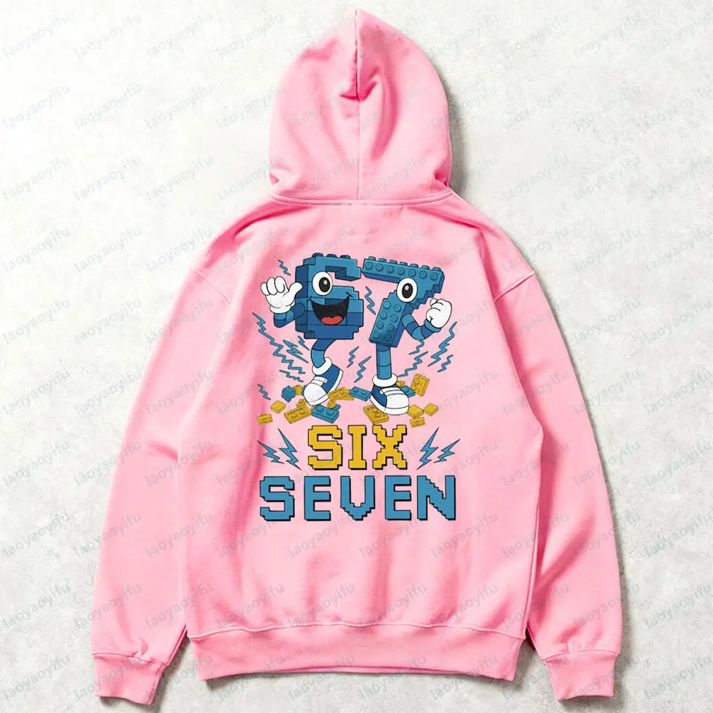 Brainrot 67 Hoodie – Italien Brainrot Hættetrøje til Børn