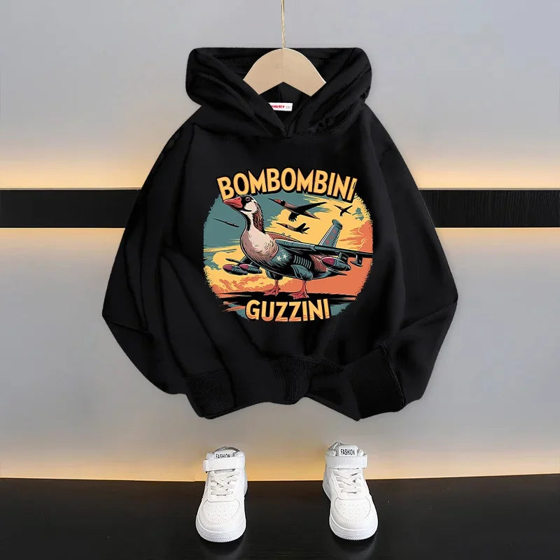 Brainrot Hættetrøje til børn